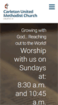 Mobile Screenshot of carletonumc.com